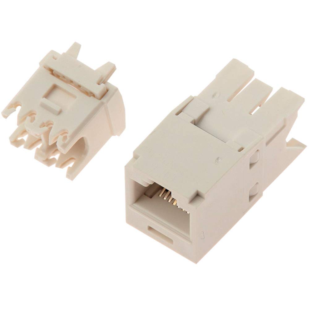 Panduit CJ688TGIW Category-6 8-Wire TG-Style Jack Module, Off White
