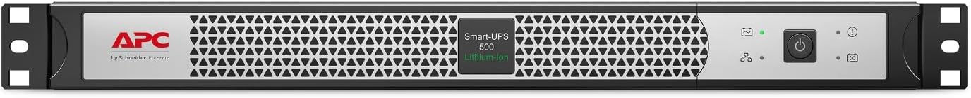 APC Smart-UPS 500VA Lithium-Ion UPS with SmartConnect Short-Depth 1U Rackmount
