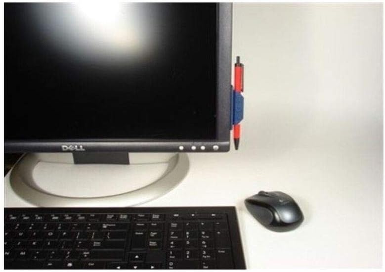 PenPal, LLC Rubber Pen/Pencil Holder by PenPal, LLC, *25 Pack,* black, dark grey, light green