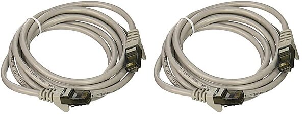 Belkin 6ft Cable CAT6 Patch 4PR-RJ45 M/M Snagless (A3L980-06-S) (Pack of 2) 1 Count (Pack of 2)