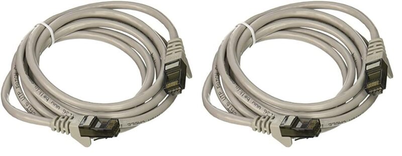 Belkin 6ft Cable CAT6 Patch 4PR-RJ45 M/M Snagless (A3L980-06-S) (Pack of 2) 1 Count (Pack of 2)