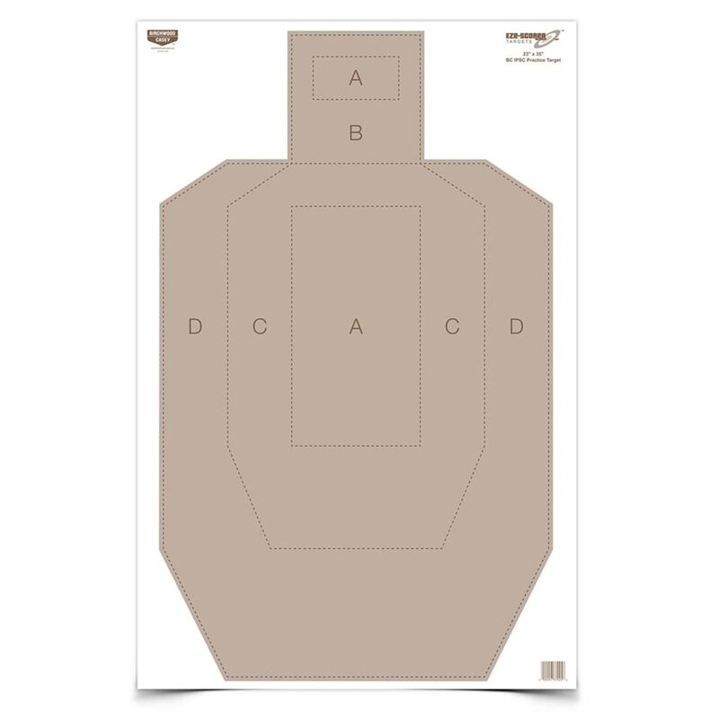 Birchwood Casey 23" x 35" Eze-Scorer IPSC Practice Paper Targets
