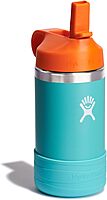 HYDRO FLASK Kids Water Bottle - 12 oz Stainless Steel Insulated with Straw Cap
