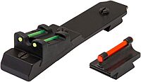 TRUGLO Replacement 3-Dot Red Front & Green Rear Adjustable Lever Action Fiber-Optic Sight Set
