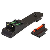 TRUGLO Replacement 3-Dot Red Front & Green Rear Adjustable Lever Action Fiber-Optic Sight Set