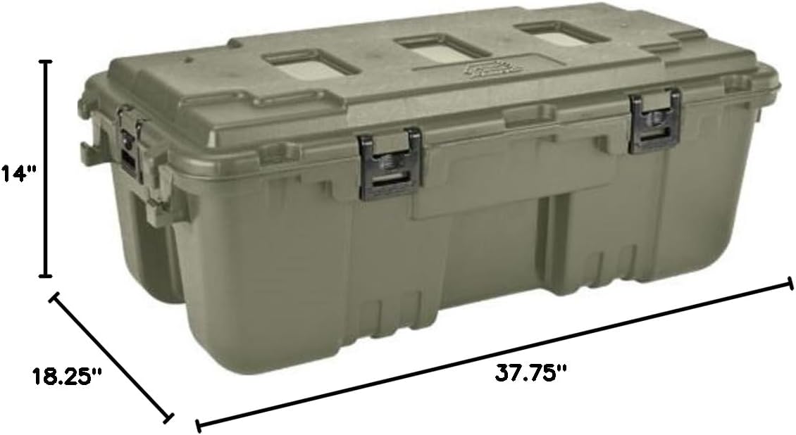 PLANO Storage Trunk with Wheels & Lockable Latches