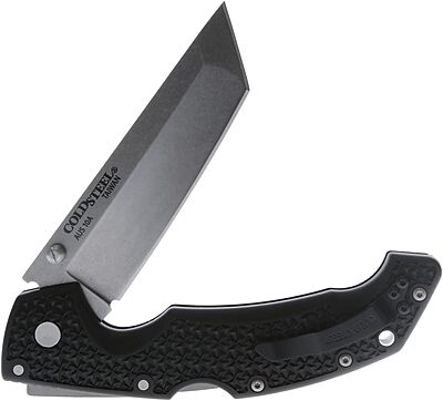Cold Steel Voyager Large Folding Knife with Griv-Ex Handle and Tri-Ad Lock