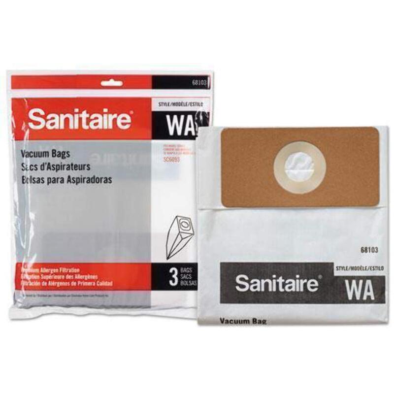 Sanitaire WA Premium Allergen Vacuum Bags for SC5745/SC5815/SC5845/SC5713, 3/Pack, 10 Packs/Carton