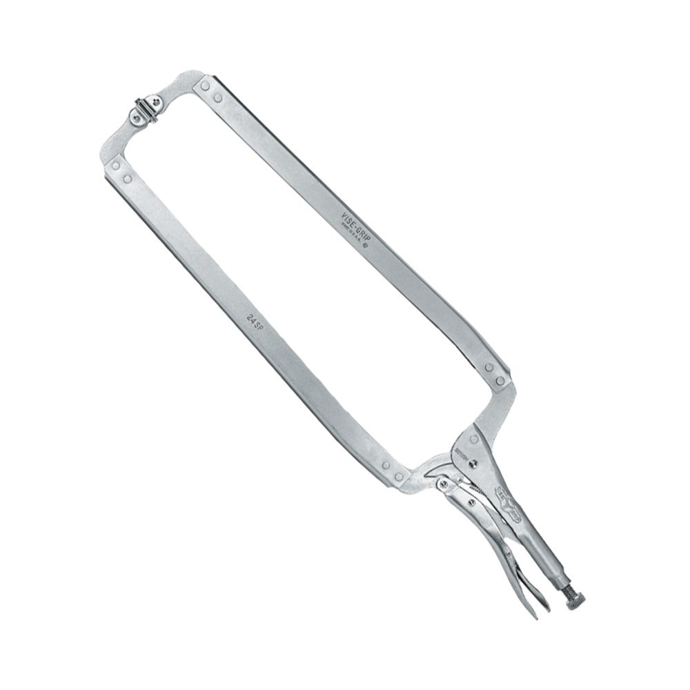 Vise Grip VGP24SP Plain Handle Alloy Steel Locking C-Clamp, Silver, 605 mm