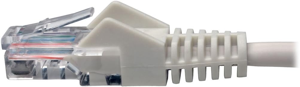 Tripp Lite Cat5e 350 MHz Snagless Molded (UTP) Ethernet Cable (RJ45 M/M) PoE White 5 ft. (1.52 m) - Category 5e - N001005WH