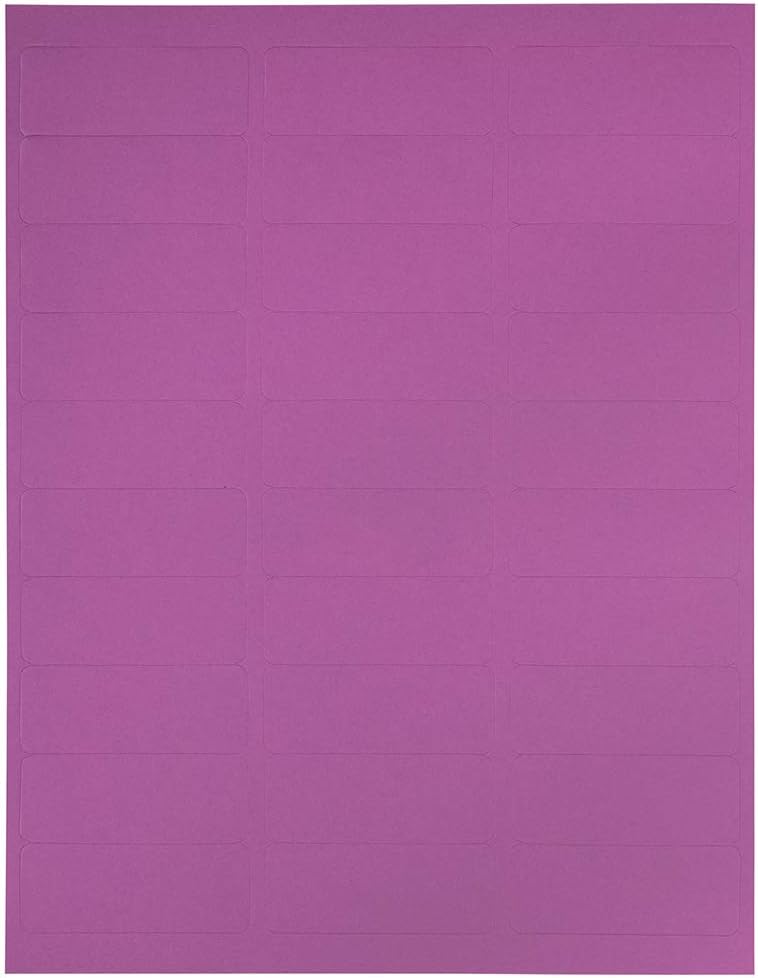 JAM PAPER Mailing Address Labels - Self-Adhesive Rectangular