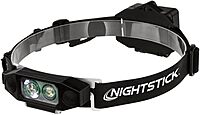 Nightstick NSP-4616B Multi-Function Headlamp with Rear Safety Led, One Size, Black