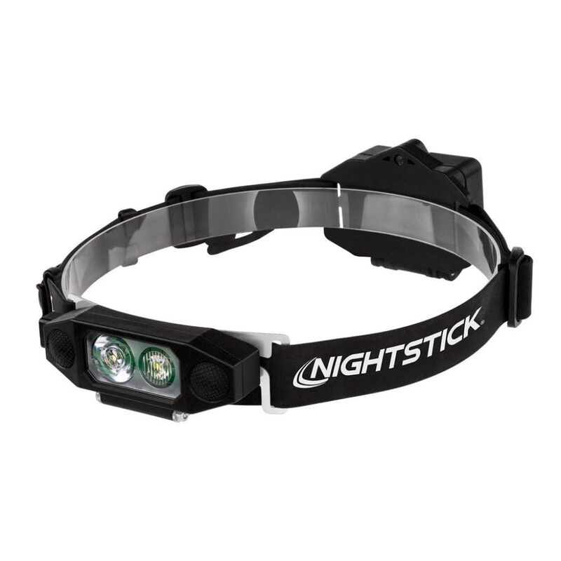 Nightstick NSP-4616B Multi-Function Headlamp with Rear Safety Led, One Size, Black