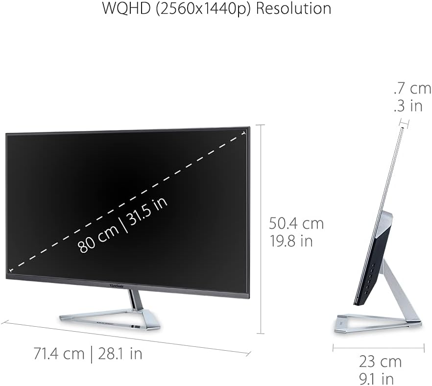 ViewSonic VX3276 32-Inch Widescreen Monitor with Ultra-Thin Bezels
