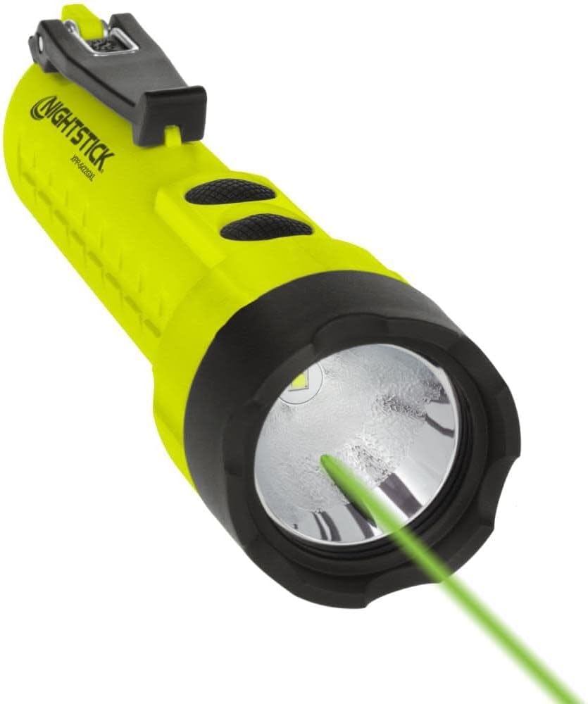 Nightstick XPP-5422GXL Intrinsically Safe Flashlight w/Green Laser - 3 AA (not Included) - Green - UL913