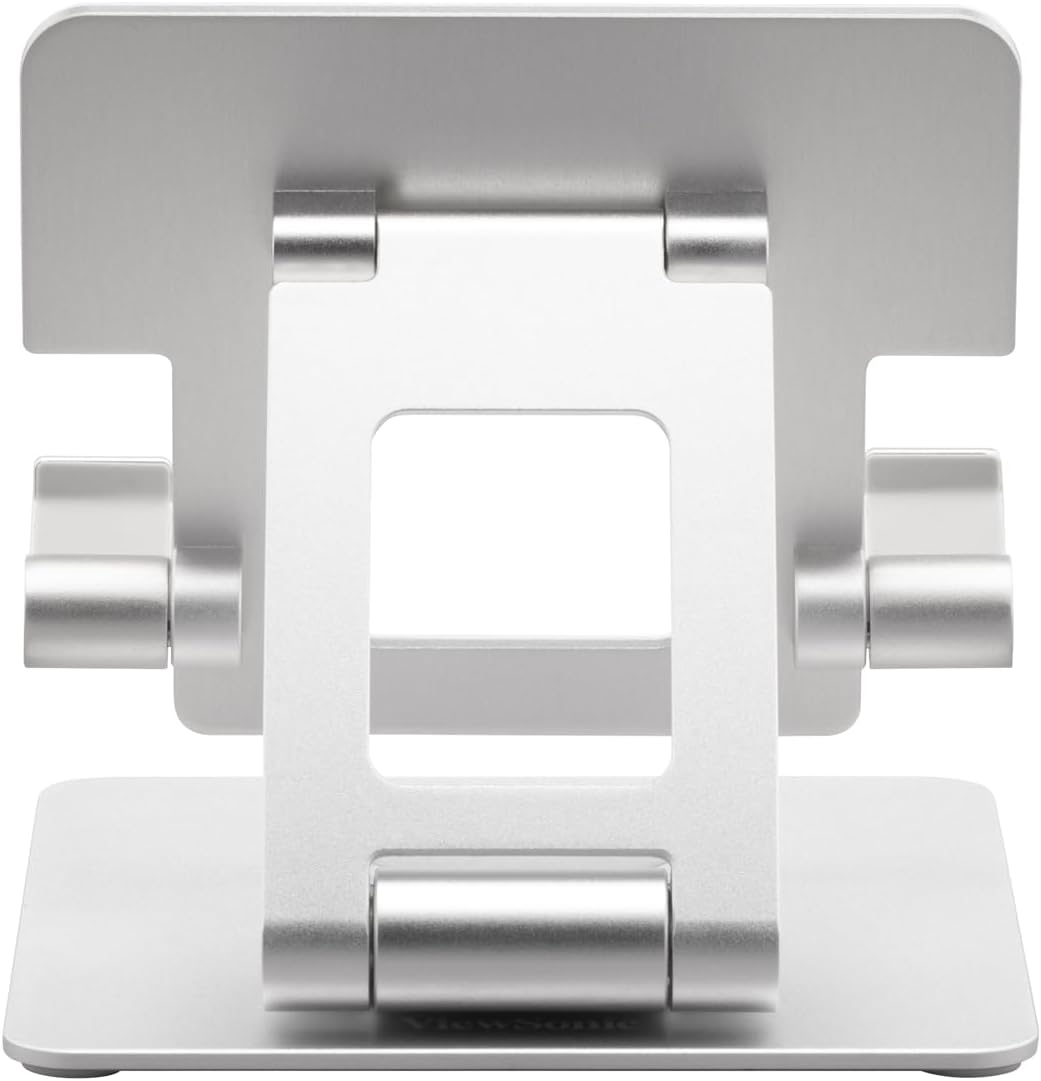 ViewSonic LCD-STND-001 Portable Monitor Stand with 360 Swivel, Tilt, and Height Adjustment for Monitors up to 17 Inches