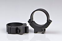 WARNE Maxima Scope Optic Rings - Fixed Matte Black