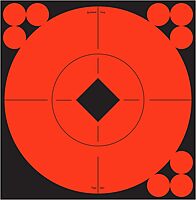Birchwood Casey Target Spots Orange High-Contrast Self-Adhesive Bull's-Eye Paper Targets
