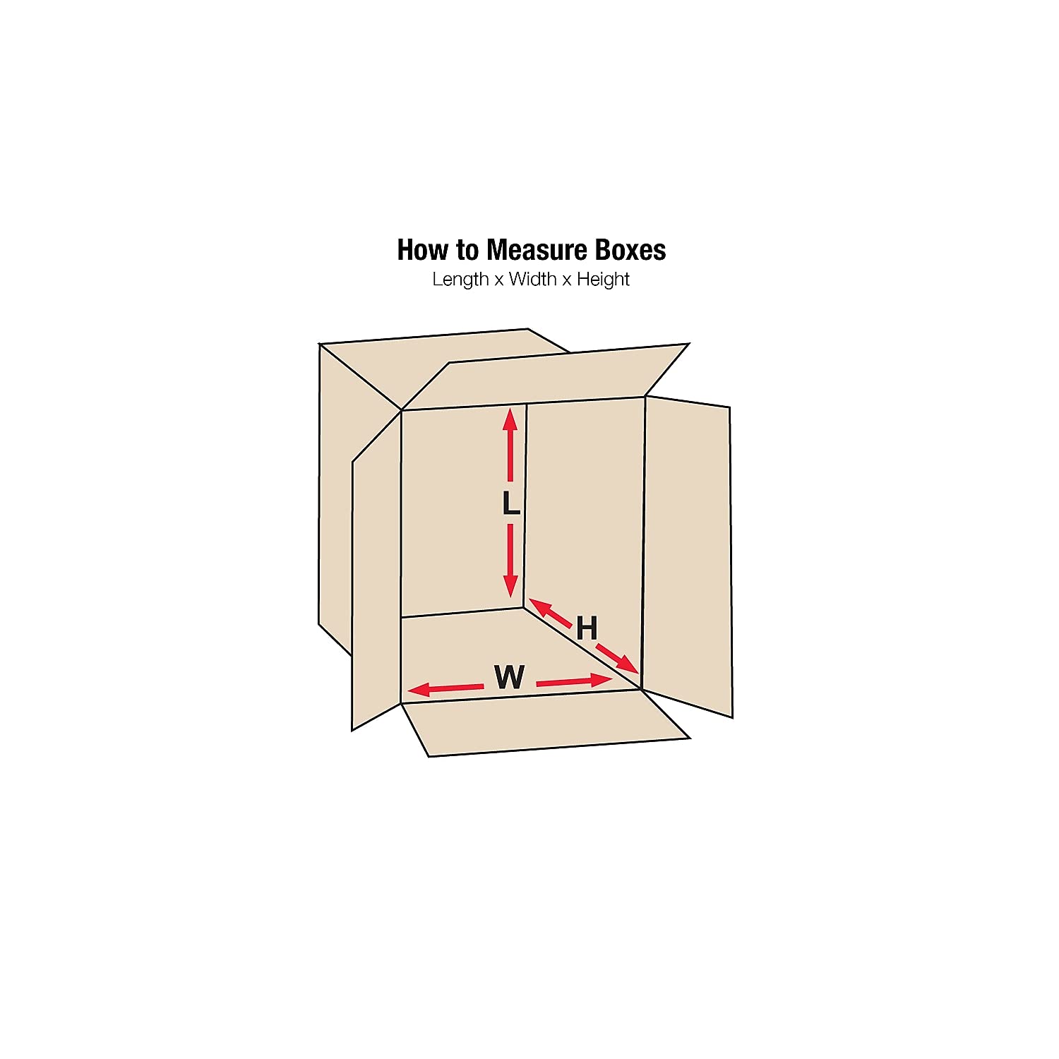 PARTNERS BRAND BOX USA Double Wall Boxes, Kraft (Pack of 5)