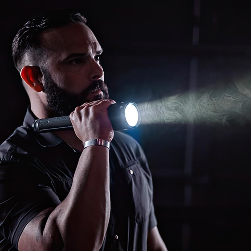 Streamlight 88131 ProTac HL 6 5,300-Lumen 80,000-Candela Rechargeable Flashlight with 120V USB Adapter, Y USB-C Cord