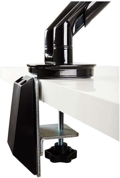 Staples Dual Monitor Arm, up to 30-inch Monitors, Black (51729) Dual Arm