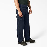 DICKIES Men's Loose Fit Double Knee Work Pants – Durable Twill Utility Trousers