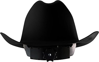JACKSON SAFETY Cowboy-Style Full-Brim Hard Hat, Non-Vented, HDPE, Ratchet Suspension