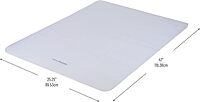 MIND READER Office Chair Mat, PVC Under Desk Floor Protector