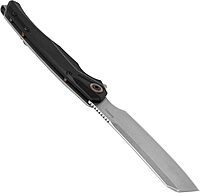 Kershaw Strata Cleaver Pocket Knife, D2 Steel, 4 inch Blade, Stonewashed Finish, Pocketclip