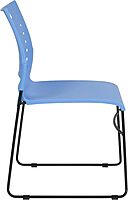 Flash Furniture HERCULES Series 881 lb. Capacity Sled Base Stack Chair with Air-Vent Back
