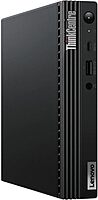 Lenovo ThinkCentre M75q Gen 2 11JN0089US Desktop Computer - AMD Ryzen 5 PRO 5650GE Hexa-core [6 Core] 3.40 GHz - 16 GB RAM DDR4 SDRAM M.2 PCI Express NVMe SSD - Tiny - Black