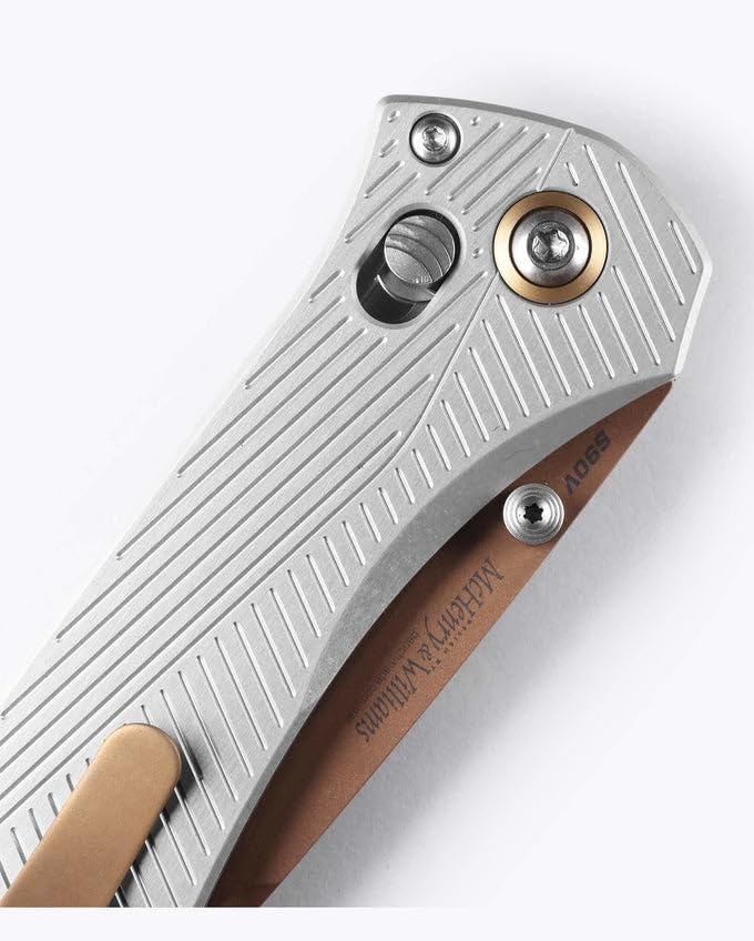 Benchmade - Seven Ten EDC Knife with Gray Aluminum Handles (710FE-24)