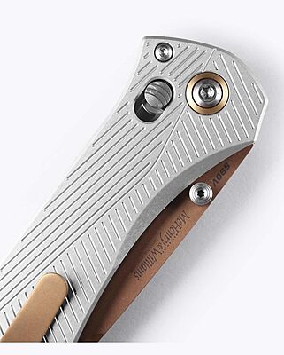 Benchmade - Seven Ten EDC Knife with Gray Aluminum Handles (710FE-24)