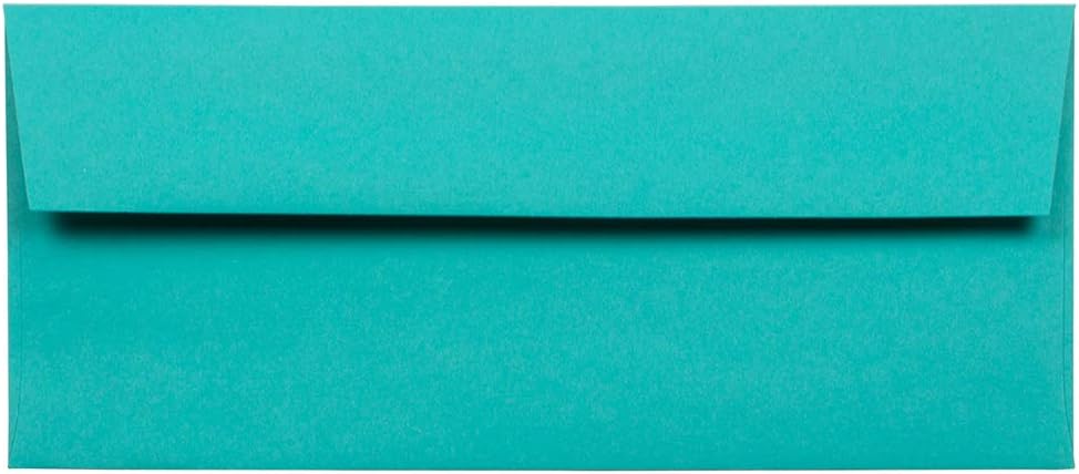JAM PAPER Colored Recycled Booklet Invitation Envelopes with Gummed Closure