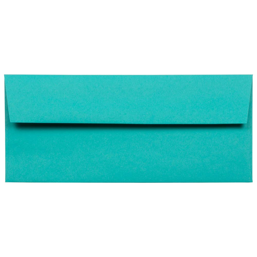 JAM PAPER Colored Recycled Booklet Invitation Envelopes with Gummed Closure