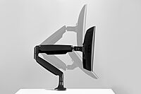 Mount-It! Single Monitor Arm Desk Mount | Gas Spring Monitor Arm | Full Motion Articulating Height Adjustable | Fits 21 22