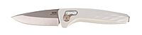 SOG ONE ZERO AU / 3.1" DROP POINT BLADE/BOX/SILVER + CHROME