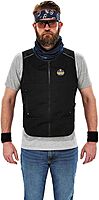 Chill-Its 6255 Lightweight Phase Change Cooling Vest, Cotton/Polyester, Large/X-Large, Black