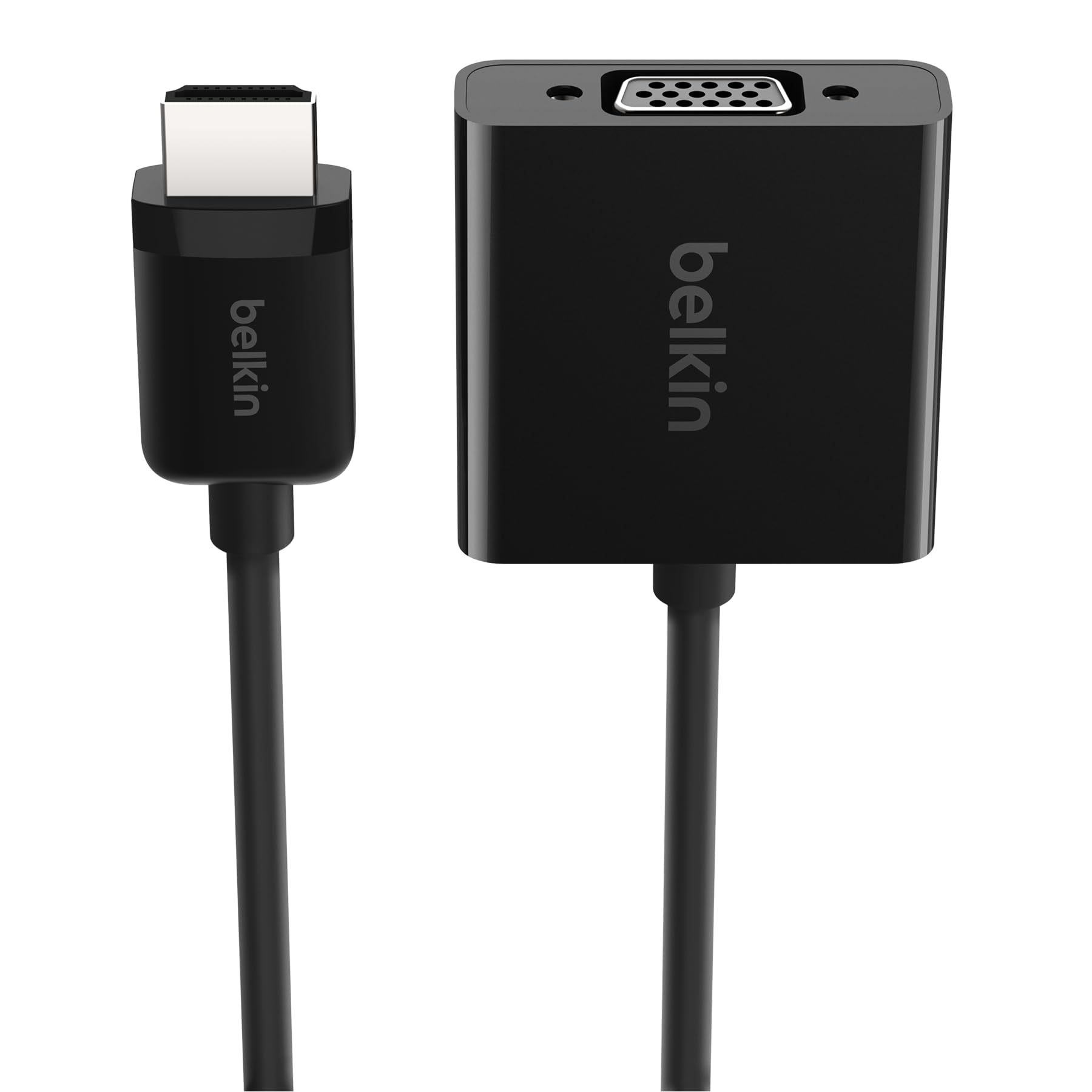 Belkin HDMI to VGA Adapter withMicro-USB Power & Audio Support for Presentations, Gaming