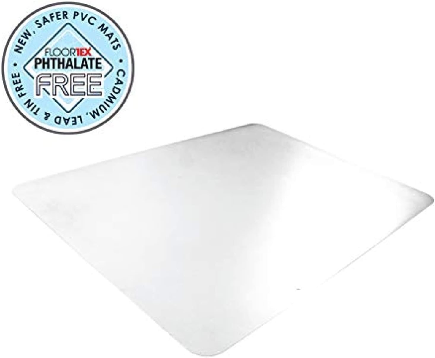 FLOORTEX Desktex Clear Vinyl Desk Pads, Pack of 4