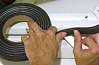 TACO Marine V30-0748B8-2 Hatch Tape - 1/4" x 3/4" x 8', Black