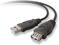 Belkin Pro Series USB 2.0 Extension Cable - A Male to A Female, 3 ft