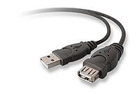 Belkin Pro Series USB 2.0 Extension Cable - A Male to A Female, 3 ft