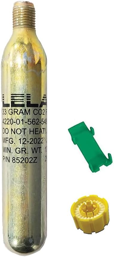 V90000 Automatic, 33 gram CO2, 1/2" Thread, Inflatable PFD Rearming Kit
