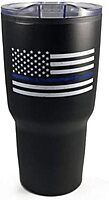 Thin Blue Line Tumbler, 30 oz