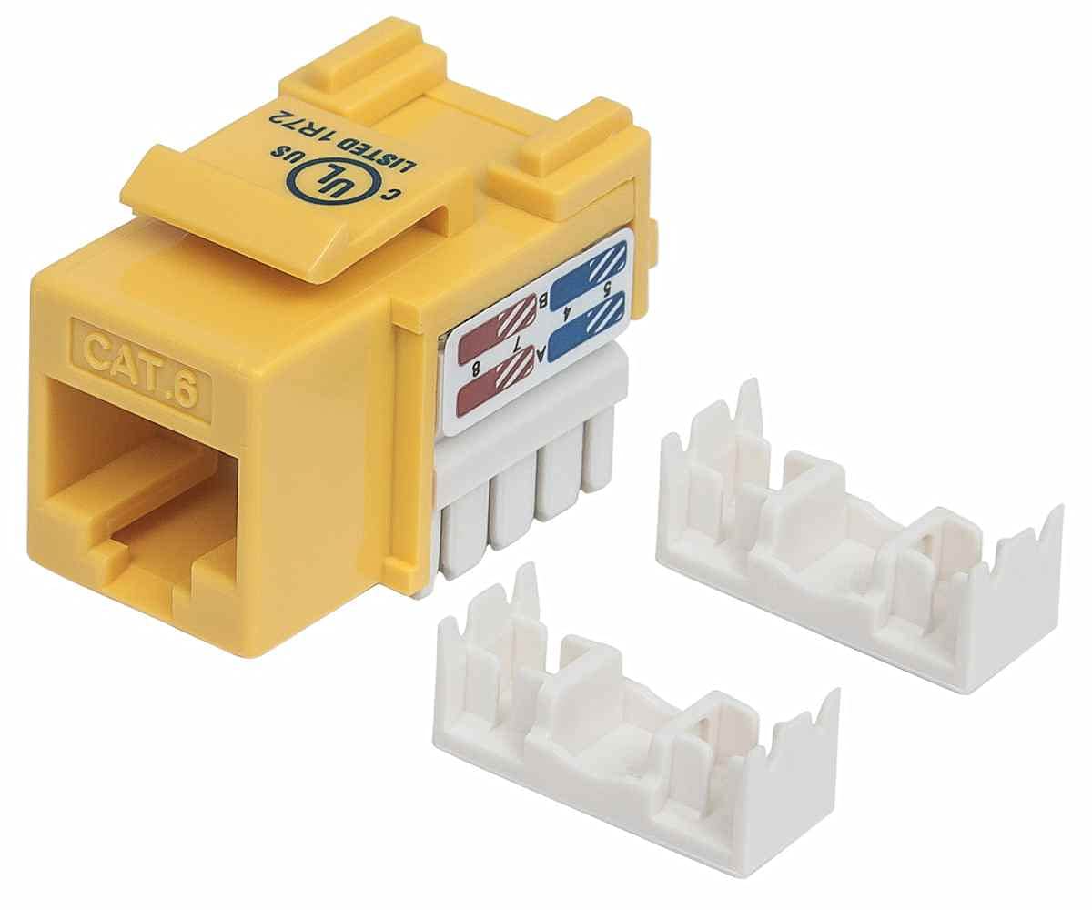 INTELLINET Cat6 RJ45 Connectors & Keystone Jacks