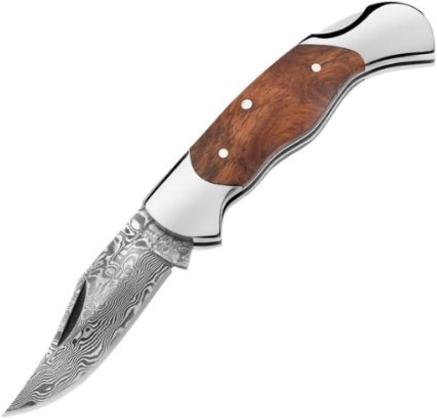 Boker Magnum 01MB788DAM Damascus Lady Knife, 4-2/3"