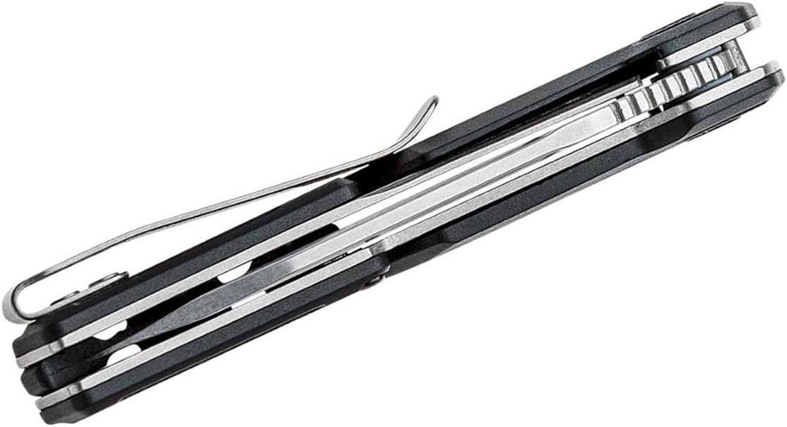 Kershaw Jetpack Folding Pocket Knife, SpeedSafe Opening, 2.75 inch Silver Blade with Black Handle, Pocketclip