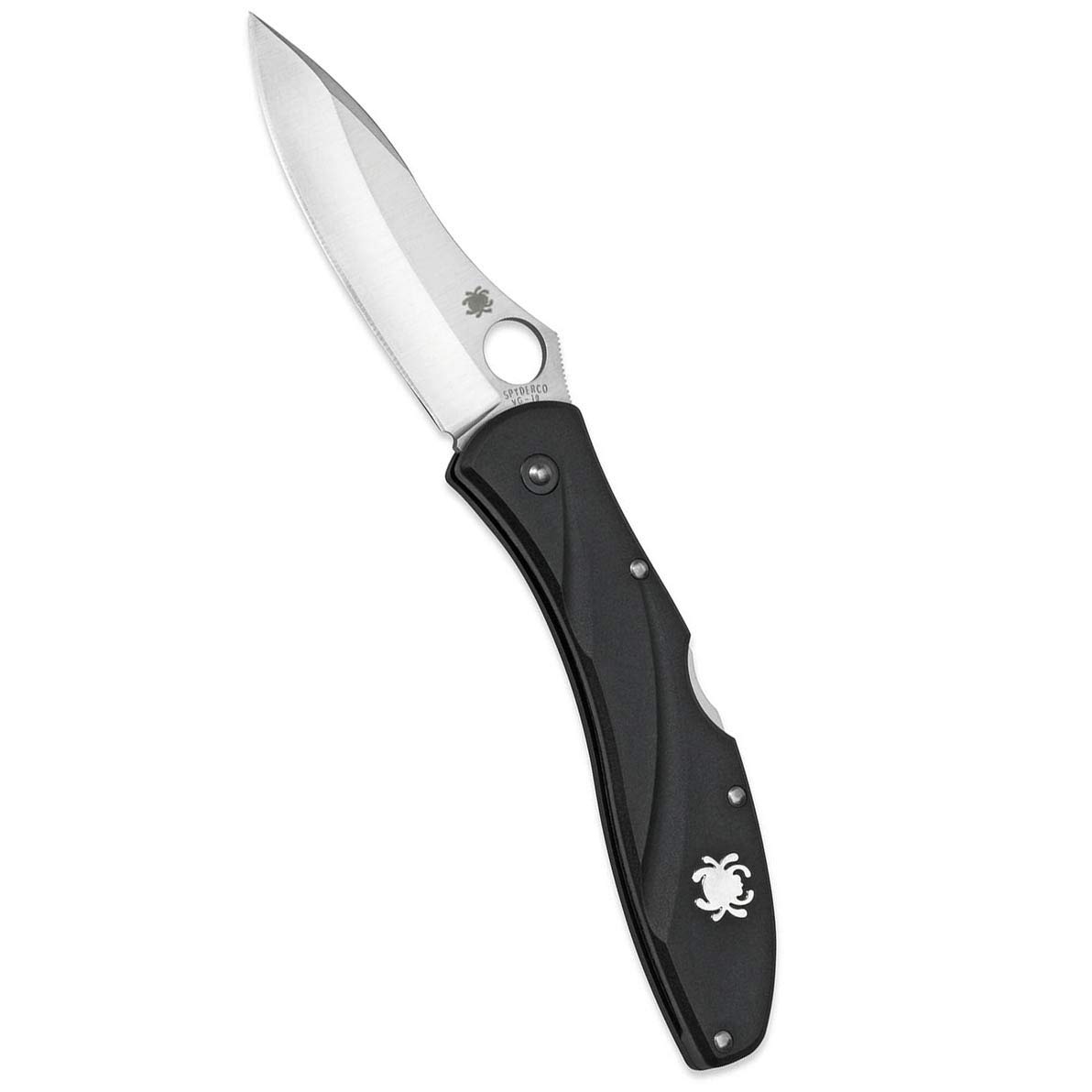 Spyderco CENTOFANTE 3 Prestige Folding Utility Pocket Knife with 3.14" VG-10 Stainless Steel Hollow Ground Blade