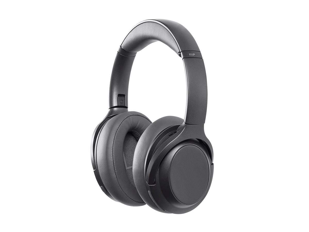 Monoprice BT-600ANC Over Ear Headphones - Bluetooth 5, Active Noise Cancelling (ANC) Qualcomm aptX HD Audio, AAC